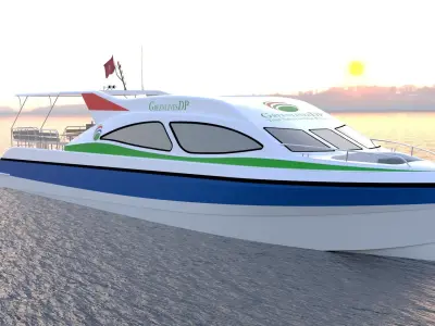 Ferry Boat 3D model by tinhphamtvd1