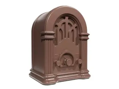 Old radio 3D print model