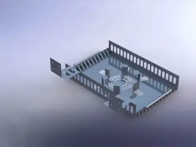 Panel back cover 3D model