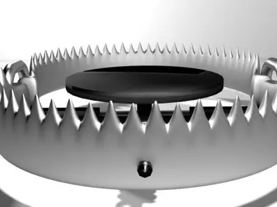 Animal Trapping - Leg-hold trap 3D model