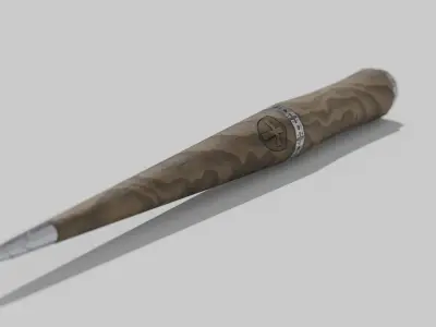 OB 00 30 vampire hunter stake Low-poly 3D model