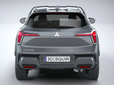 Mitsubishi Xforce 2024 3D model purchase