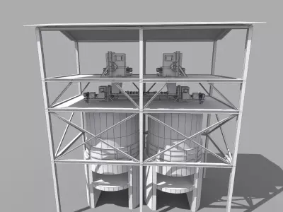 concentrate product bin 3D model