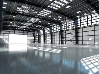 Hangar 25 3D model