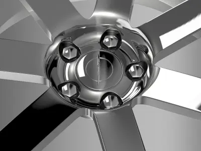 Chrysler 300 SRT8  rim 3D model