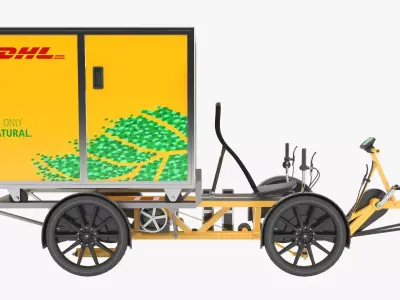 DHL Cargo Bike 3D model