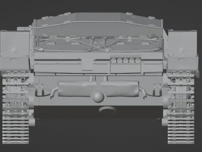 H0 1-87 scale WW2 StuG III Ausf A 3D print model