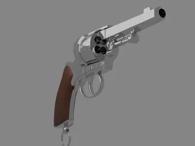 Hugo Hensel Mystery Revolver 3D model