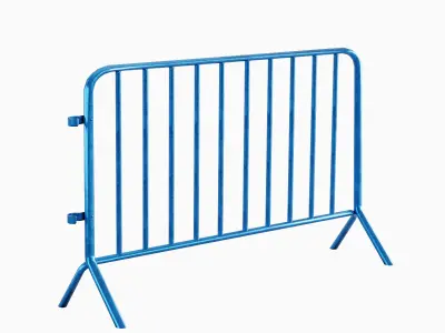 Fence Barrier 06 Low-poly 3D model