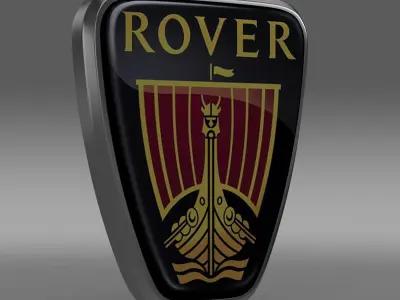 rover logo 3D model by Sergey