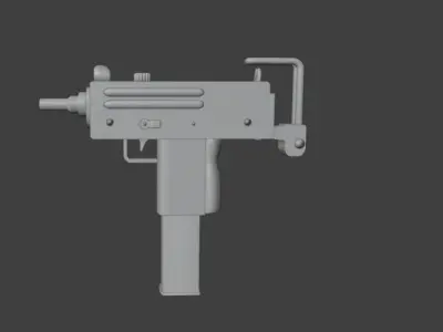 UZI  3d model 3D model