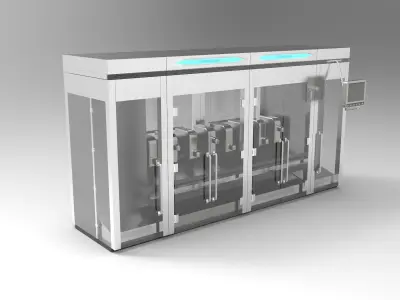 Modular Workstation 3D model