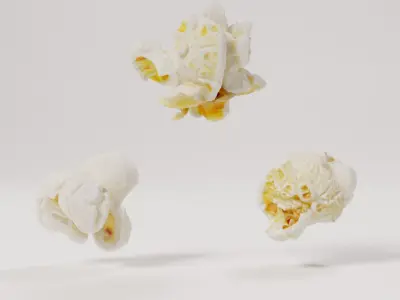 Popcorns - Var01 3D model