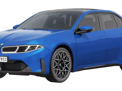 Electric sedan i3 2027 3D model