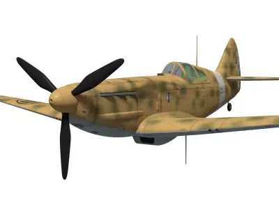 Dewoitine D520 3D model buy
