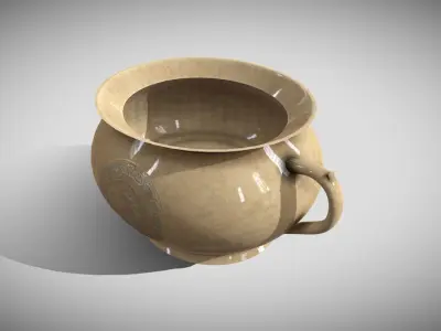 Victorian Chamber Pot Low-poly 3D model