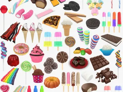 Dessert Collection 3 3D model