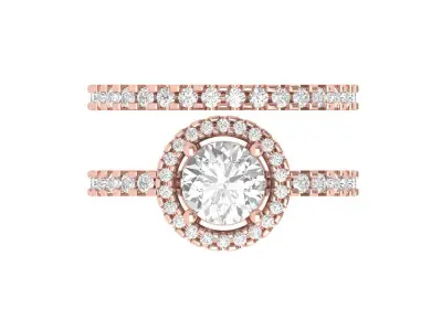 Wedding Ring  3D print model 422