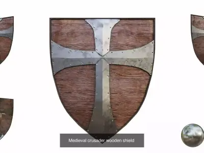 Shields 3D Model Pack