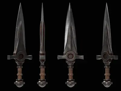 Dagger 3D model 3D model