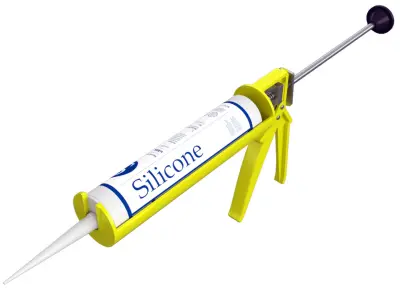 Silicone Gun 3D model get