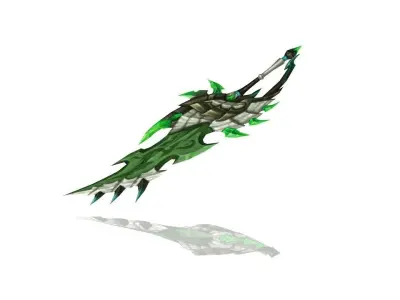 Demon Lord Sword Low-poly 3D model