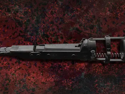 Berserk Guantlet Metal Arm Left - FanModel Free low-poly 3D model