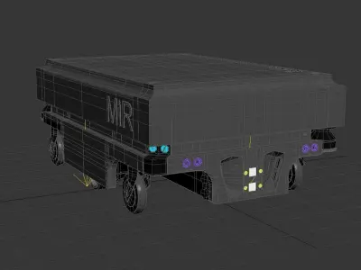 MiR200 Warehouse Robot 3D model