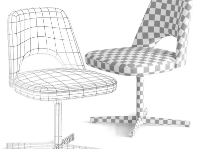 Albury Dining Chair Low-poly 3D model