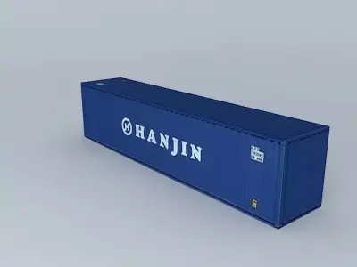 Hanjin Container 40 Free 3D model