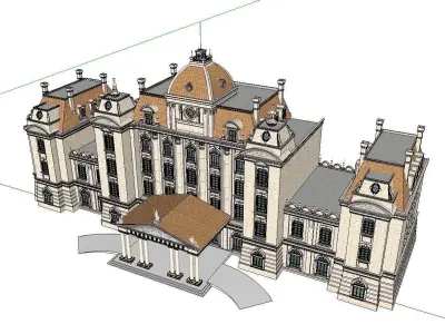 vacation spot-Resort-Fashion Leisure Hotel-0148 3D model