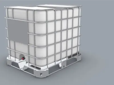 IBC Container Low-poly 3D model buy