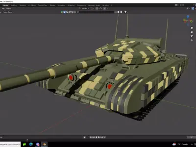 Tank t64 bv 3D model