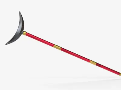 Japanese Spears Collections Red 3D model