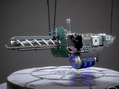 Flamethrower 3D model buy