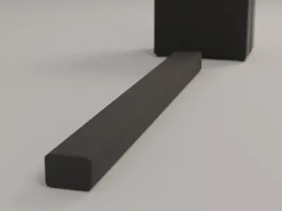 Soundbar with Subwoofer  Free 3D model
