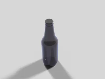Glass Bottle 3D model