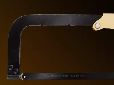 Hacksaw Low-poly 3D model buy