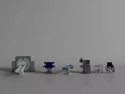   Medical Equipment Mega Pack Low-poly 3D model