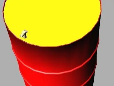 oil drum atf 200ltr Free 3D model