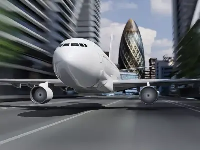 Boeing 737 Commercial Airliner 3D model