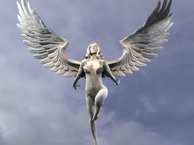 Angel of Abundance 1 3D model