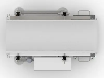 3D  Design of Belt-Retractable Conveyor Sorter 3D model
