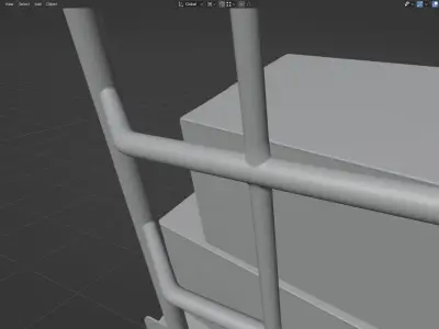 Hand Truck 3D model 3