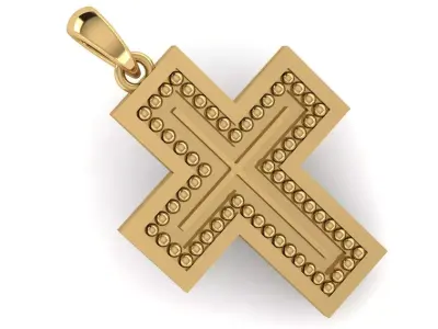 CROSS PENDANT CR176 3D print model