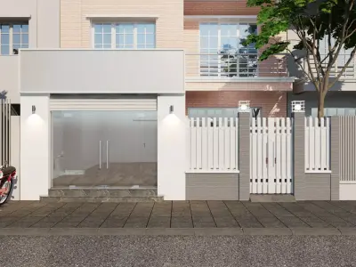  Renova - Villa Facade C Free 3D model