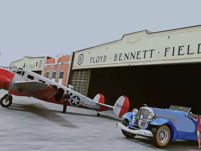 Airport Floyd Bennet Free 3D model