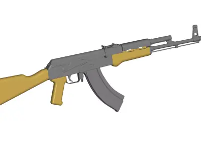 Kalashnikov AKM 3D model