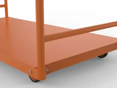 Generic Cart Heavy Duty Transport 02 3D model