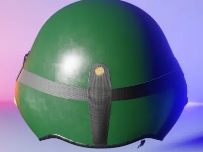 Pilot Helmet 3D model purchase